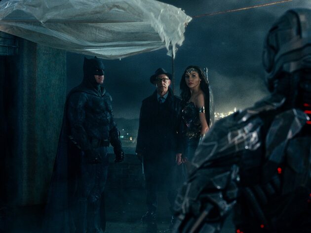 Photo Gal Gadot, Ezra Miller, J.K. Simmons