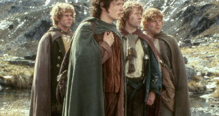 Le Seigneur des Anneaux : Le retour du roi : Photo Elijah Wood, Sean Astin, Dominic Monaghan