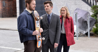 Parks and Recreation : Photo Chris Pratt, Amy Poehler, Adam Scott