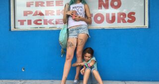 The Florida Project : Photo Bria Vinaite, Brooklynn Prince