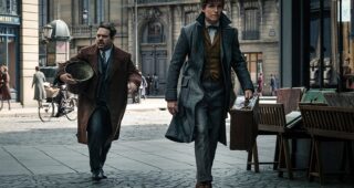 Les Animaux fantastiques : Les Crimes de Grindelwald : Photo Dan Fogler, Eddie Redmayne