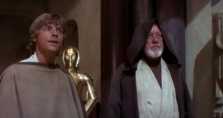 Star Wars Épisode IV : Un nouvel espoir (La Guerre des étoiles) : Photo Mark Hamill, Alec Guinness
