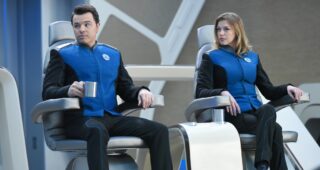 Photo Seth MacFarlane, Adrianne Palicki