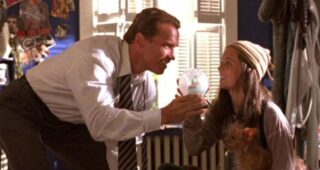 Arnold Schwarzenegger : Photo Eliza Dushku, True Lies