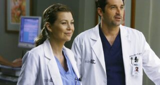 Ellen Pompeo : Photo Grey's Anatomy, Patrick Dempsey