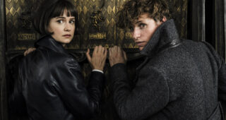 Les Animaux fantastiques : Les Crimes de Grindelwald : Photo Eddie Redmayne, Katherine Waterston