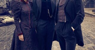 The Alienist saison 1 : Photo Daniel Brühl, Luke Evans, Dakota Fanning
