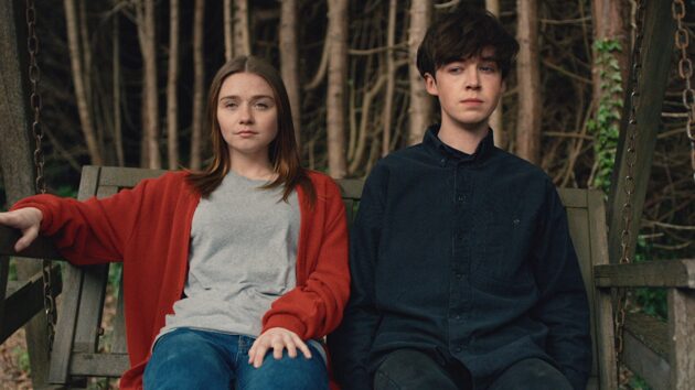 Photo Jessica Barden, Alex Lawther
