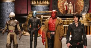 Hellboy II - Les légions d'or maudites : Photo Ron Perlman, Selma Blair, Doug Jones