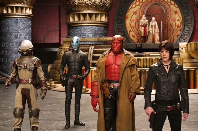 Hellboy II - Les légions d'or maudites : Photo Ron Perlman, Selma Blair, Doug Jones