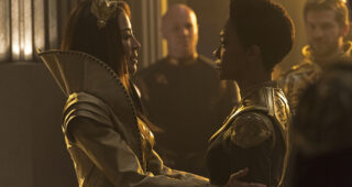 Star Trek : Discovery : Photo Sonequa Martin-Green, Michelle Yeoh
