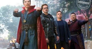 Avengers : Infinity War : Photo Benedict Cumberbatch, Robert Downey Jr., Mark Ruffalo, Benedict Wong