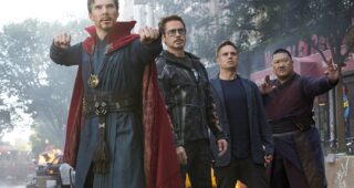 Avengers : Infinity War : Photo Benedict Cumberbatch, Robert Downey Jr., Mark Ruffalo, Benedict Wong