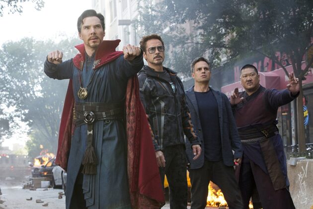 Photo Benedict Cumberbatch, Robert Downey Jr., Mark Ruffalo, Benedict Wong