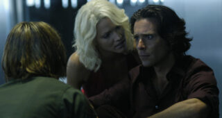 Battlestar Galactica : Photo James Callis, Tricia Helfer