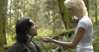 Battlestar Galactica : Photo Tricia Helfer, James Callis