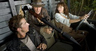 Indiana Jones et le Royaume du Crâne de Cristal : Photo Karen Allen, Harrison Ford