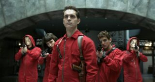 La casa de papel : Photo Pedro Alonso, Miguel Herrán, Úrsula Corberó