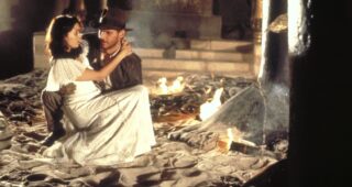 Les Aventuriers de l'Arche Perdue : Photo Karen Allen, Harrison Ford