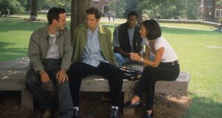 Scream 2 : Photo Courteney Cox, David Arquette, Jamie Kennedy
