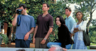 Scream 2 : Photo Neve Campbell, Jamie Kennedy