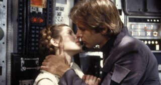 Star Wars Épisode V : L'Empire contre-attaque : Photo Carrie Fisher, Harrison Ford
