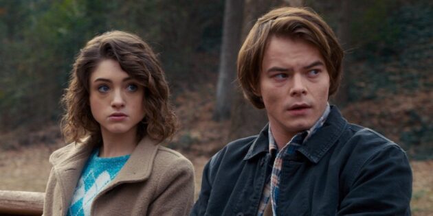 Photo Natalia Dyer, Charlie Heaton