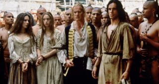 Le Dernier des Mohicans : Photo Daniel Day-Lewis, Madeleine Stowe