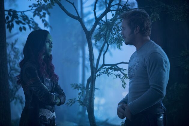 Photo Zoe Saldana, Chris Pratt