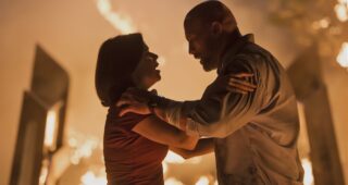 Skyscraper : Photo , Dwayne Johnson, Neve Campbell