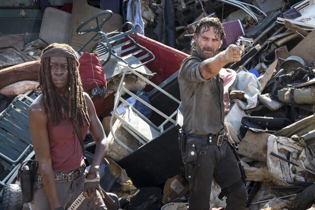 Photo Andrew Lincoln, Danai Gurira, The Walking Dead