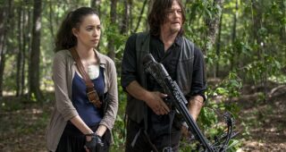 The Walking Dead saison 8 : Photo Norman Reedus, Christian Serratos