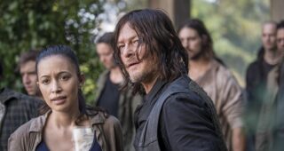 The Walking Dead saison 8 : Photo Norman Reedus, Christian Serratos
