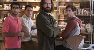 Silicon Valley : photo, Thomas Middleditch, Martin Starr, Kumail Nanjiani, Zach Woods