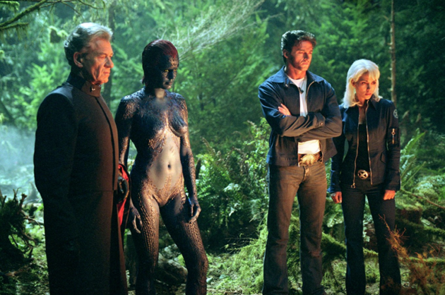photo, Rebecca Romijn, Ian McKellen, Halle Berry, Hugh Jackman