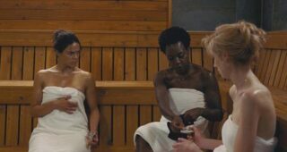 Widows : Photo Michelle Rodriguez, Viola Davis, Elizabeth Debicki
