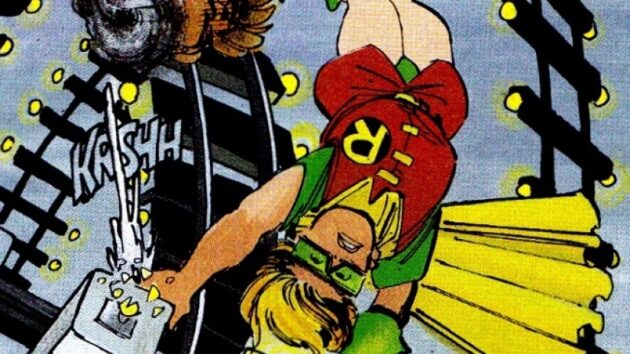 Frank Miller comicbook, Carrie Kelley (Robin)
