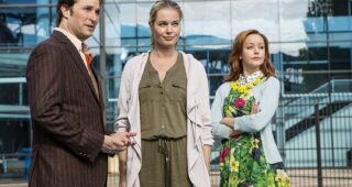 Flynn Carson et les nouveaux aventuriers : photo, Noah Wyle, Lindy Booth, Rebecca Romijn