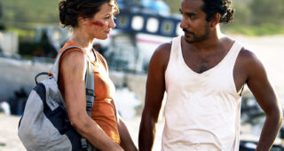 photo, Evangeline Lilly, Naveen Andrews