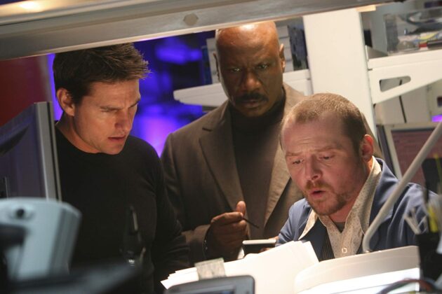 photo, Tom Cruise, Ving Rhames, Simon Pegg