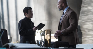 Skyscraper : photo, Dwayne Johnson, Chin Han