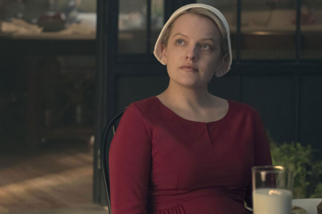photo, Elisabeth Moss, The Handmaid’s Tale