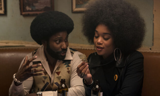 BlacKkKlansman : photo, John David Washington, Laura Harrier