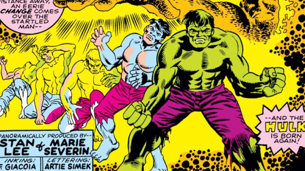 Hulk, colorié par Marie Severin