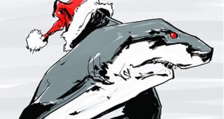 Santa Jaws : photo santa jaws
