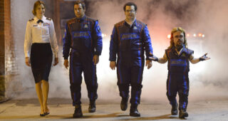 Pixels : photo, Peter Dinklage, Adam Sandler, Michelle Monaghan, Josh Gad