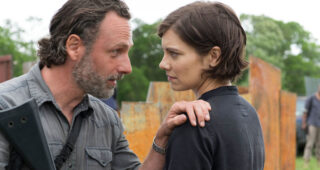 The Walking Dead : photo lauren cohan andrew lincoln
