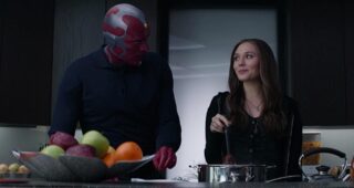 Avengers : Infinity War : photo, Paul Bettany, Elizabeth Olsen