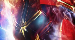 Captain Marvel : photo affiche, Brie Larson