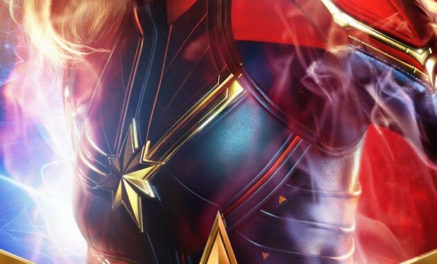 Captain Marvel : photo affiche, Brie Larson